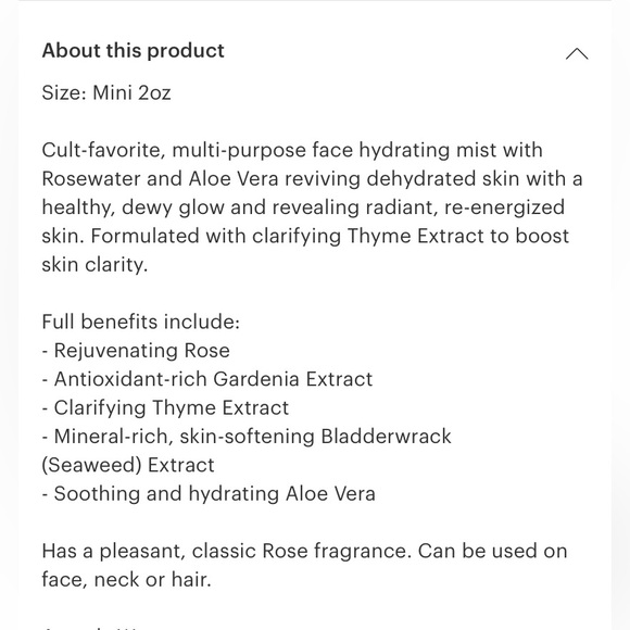 Mario Badescu Rose Water Spray - Picture 2 of 3